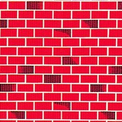 Brand new 🎁 Fadeless Designs Paper Roll, Tu-Tone Brick, 48 Inches X 12 Feet ✔️