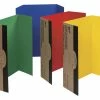 Buy 👍 Pacon Single-Walled Tri-Fold Corrugated Presentation Board, 48 X 36 Inches, Assorted Colors, Set Of 4 ⭐