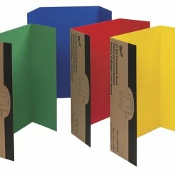 Promo 💯 Pacon Single-Walled Tri-Fold Corrugated Presentation Board, 48 X 36 Inches, Assorted Colors, Set Of 24 🔥