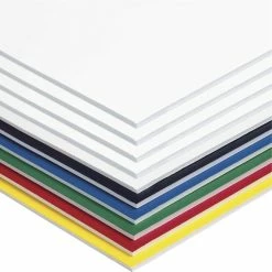 Outlet 🎉 Pacon Foam-Core Art Board, 20 X 30 Inches, 3/16 Inch Thickness, Assorted Colors, Pack Of 10 😍