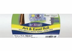 Best reviews of 🔔 Art Street Super Value Easel Paper Roll, 18 Inches X 75 Feet, White 🥰