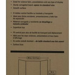 Outlet 🔔 Pacon Extra Fold Presentation Board, 48 X 36 Inches, White, Pack Of 6 🔥
