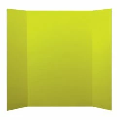 Hot Sale 👏 School Smart Presentation Boards, 48 X 36 Inches, Yellow, Pack Of 10 ⭐