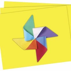 Deals 😉 School Smart Railroad Board, 22 X 28 Inches, 4-Ply, Lemon Yellow, Pack Of 25 😉