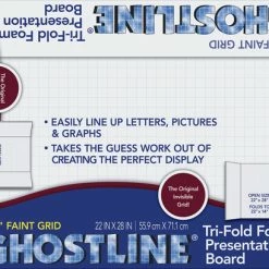 Deals 😀 Pacon Ghostline Tri-Fold Foam Board, 22 X 28 Inches, White 😀 -Tru-Ray Shop 2004592 B ecommfullsize