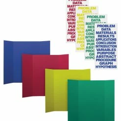 Flash Sale 😀 Flipside Project Board With Title, 36 X 48 Inches, Assorted Colors, Pack Of 24 ✨