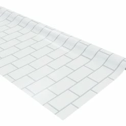 Budget ๐ Fadeless Bulletin Board Art Paper, White Subway Tile, 48 Inches X 50 Feet, 1 Roll ๐