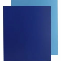 Coupon ⭐ Flipside Blue Two Sided Project Sheet, 22 X 28 Inches, Blue/Sky Blue, Bulk Pack Of 25 ✔️