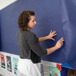 Promo 🤩 Rainbow Kraft Rainbow Duo-Finish Kraft Paper Roll, 40 Lb, 36 Inches X 100 Feet, Dark Blue ⭐ -Tru-Ray Shop 214989 D ecommfullsize